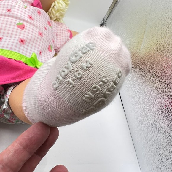 Cabbage Patch Kids Doll 1985 Girl 16” Lemon Hair Green Eyes Head Mold 4 - Picture 10 of 14